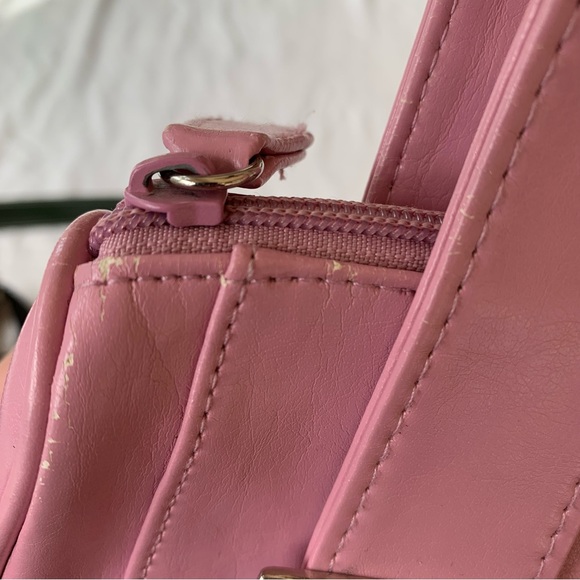 Y2K Bubblegum Pink Boxy Mini Purse with Buckles - Picture 5 of 5